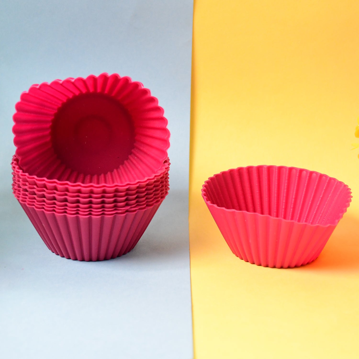 Silicone Cup Cake Mould (10 Pcs Set) Silicone Cup Cake Mould (10 Pcs Set)